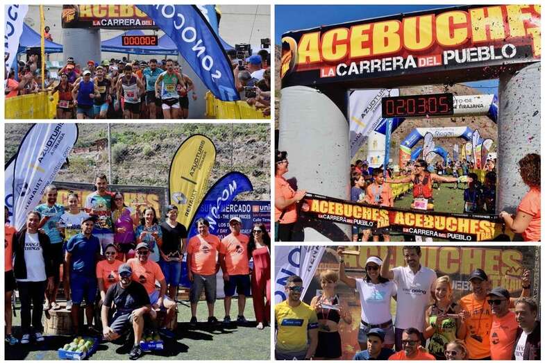 Diferentes momentos de la prueba (Foto TA)